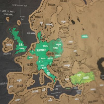Mappa del mondo da grattare Deluxe Mappa del mondo da grattare Deluxe