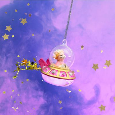 Palla di Natale Gatto in Navicella Spaziale Palla di Natale Gatto in Navicella Spaziale