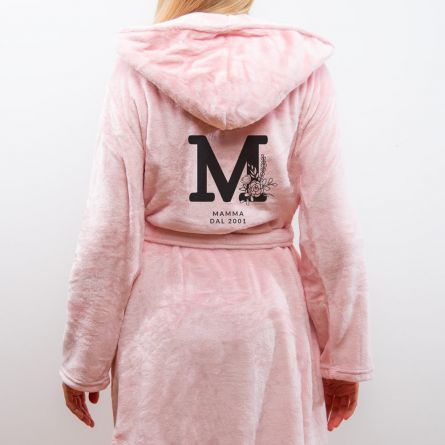 Accappatoio Monogramma con Testo