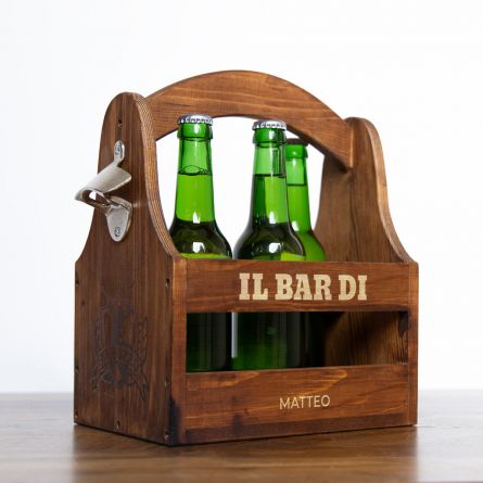 Portabottiglie con Testo