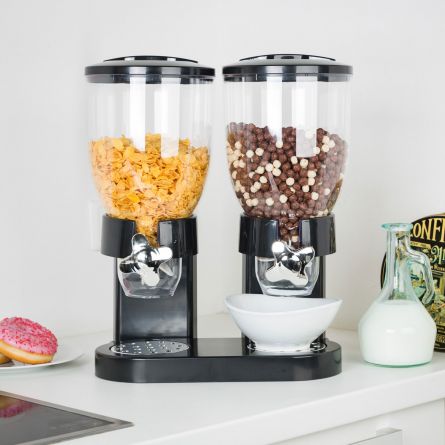 Doppio Dispenser per Cereali