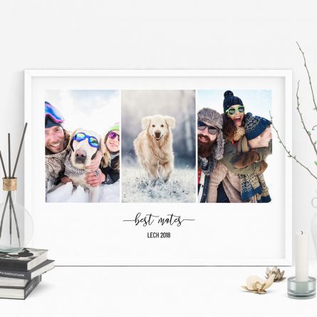 Poster con 3 Foto e Testo