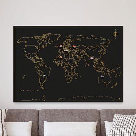 Mappa del Mondo per Magneti