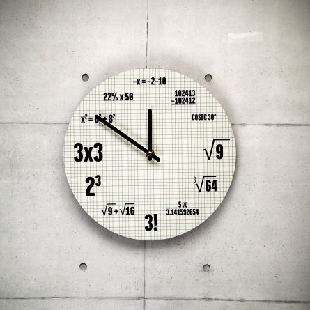 Orologio Formule Matematiche