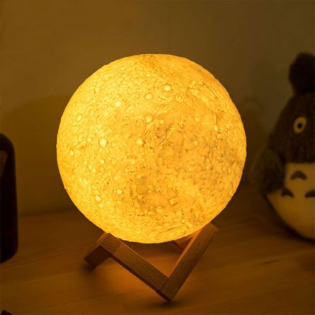 Luce Notturna Luna con Cambio di Colore