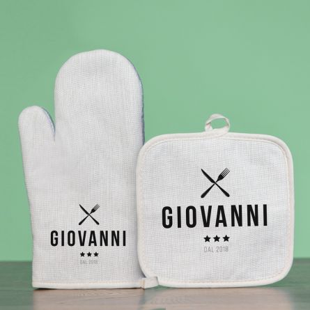 Set Guanto da Forno & Presina Ristorante
