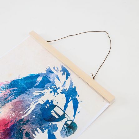 Aste Porta Poster in legno