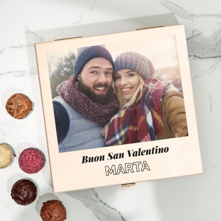 Scatola di Praline con Foto e Testo