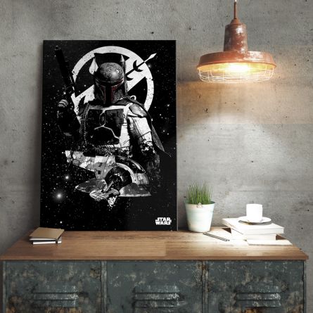Poster di metallo Star Wars – Slave 1 Boba Fett