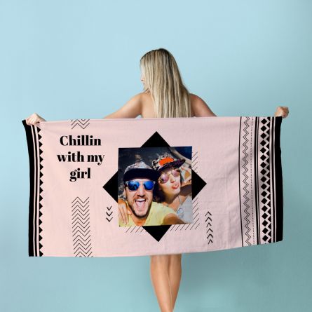 Asciugamano con Foto e Testo