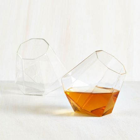 Bicchieri Whisky Diamante – set da 2