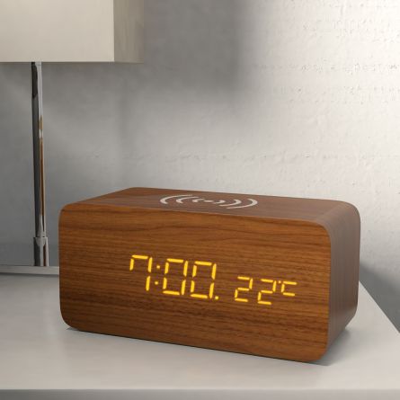 Caricabatterie Wireless con Sveglia