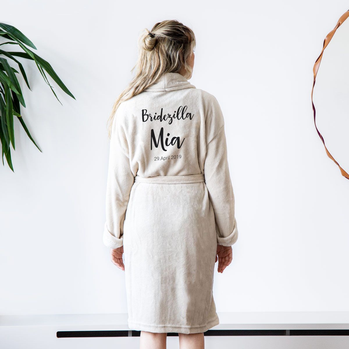 Accappatoio Bambino Personalizzato Con Nome - Spugna Bianca, Fatto In Spagna - Foto 5