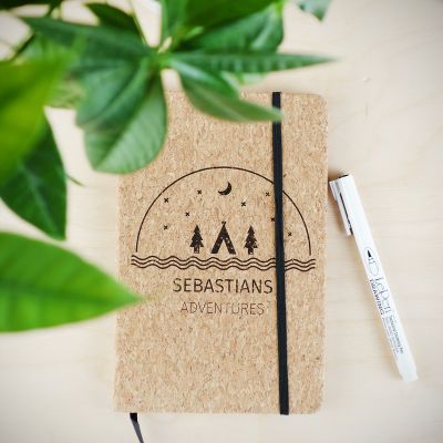 Regali per Pasqua - Quaderno Personalizzabile in Sughero – Adventures