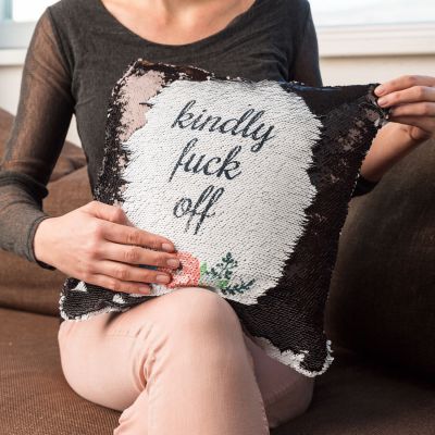 Prodotti esclusivi - Federa per Cuscino glitter personalizzato nero