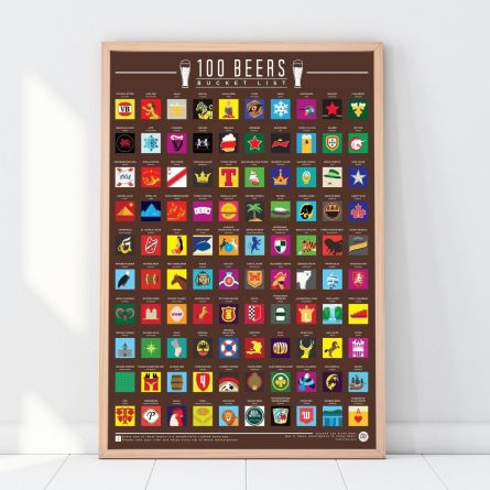 Poster 100 Birre da Bere Prima di Morire