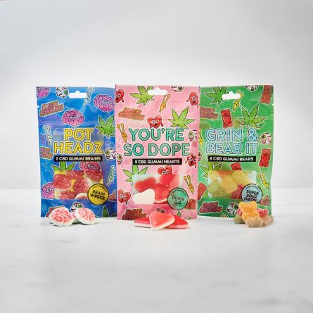 Caramelle Gommose alla Frutta con Cannabis