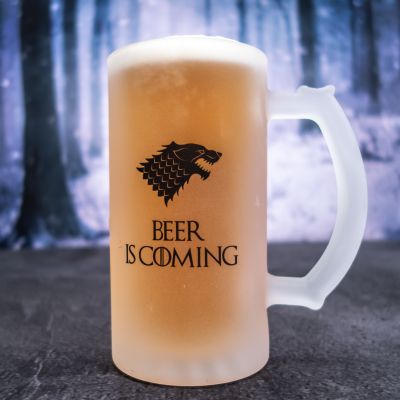 Boccale da birra personalizzabile con lupo Boccale da birra personalizzabile con lupo