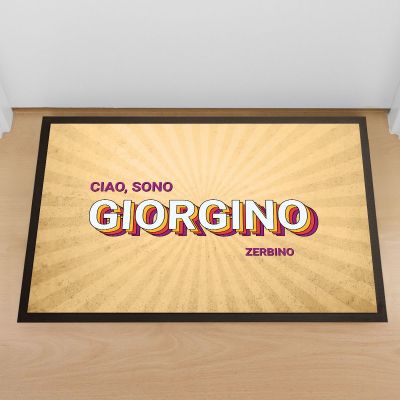 Zerbino Personalizzabile Anni '80 Zerbino Personalizzabile Anni '80