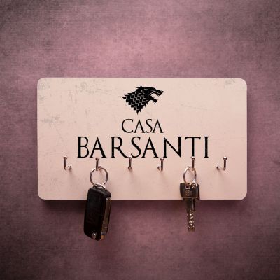 Portachiavi da Parete Personalizzabile con Stemma Portachiavi da Parete Personalizzabile con Stemma