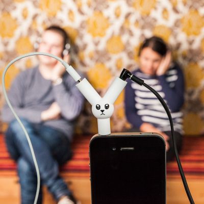 Accessori Smartphone - Splitter Audio Jack Rabbit