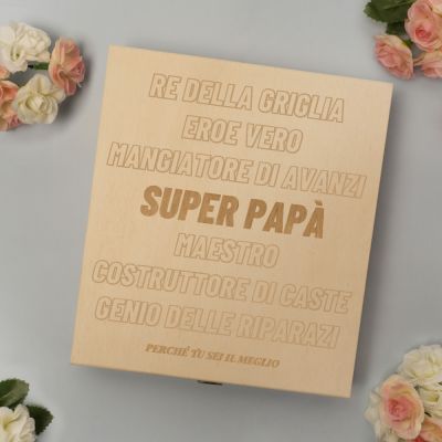 Dolci personalizzati - Scatola di cioccolatini personalizzabile con testo