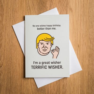 Biglietti di auguri - Biglietto di Compleanno Terrific Trump