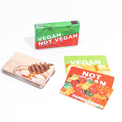 Gioco di Carte “Vegano o Non Vegano” Gioco di Carte “Vegano o Non Vegano”