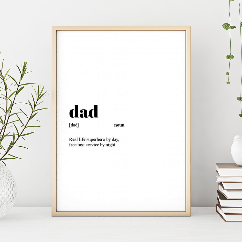 regali per il papà poster personalizzabile con definizione regali per il papà poster personalizzabile con definizione